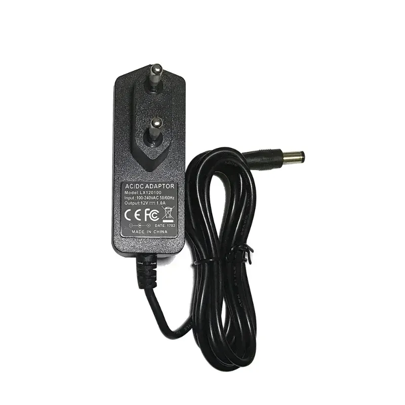 EU AU UK US PLUCT TYPE 12V2.5A 2A 1A 5.5mmx2.1mm 5V2A 3.5mmx1.35mm Strömförsörjning AC 100-240V till DC Adapter Plug för CCTV IP-kamera