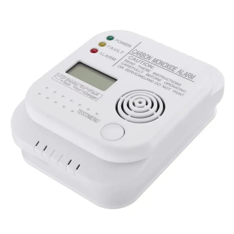 ANPWOO NIEUWE CO COAD MONOXIDE ALARM DETector LCD Digitale thuisbeveiliging Onafhankelijke sensorveiligheid