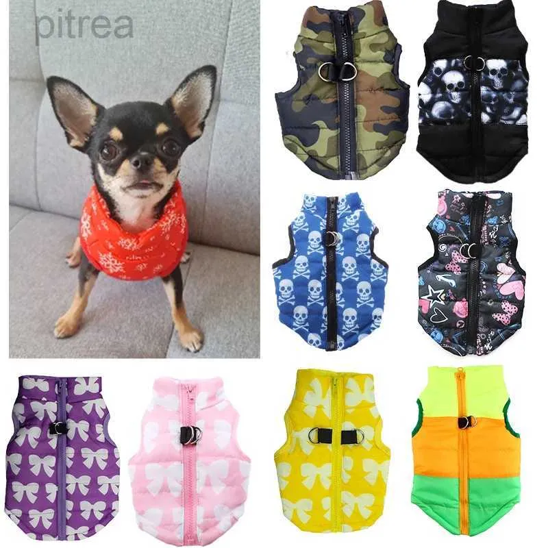 Hondenkleding Dogkleding voor kleine honden Yorkia Mini Chihuahua Hondenkleding Winter Cat Jacket Jas voor pug Puppy Down Coat Sphynx Pets Apparel D240426