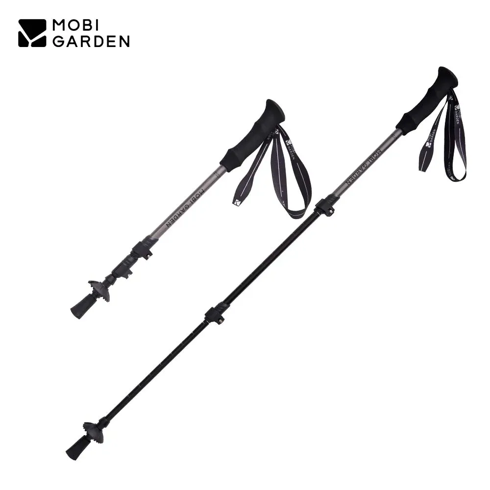 Sticks Mobi Garden Alpenstock Aluminium Ultra Light For Children Adults Outdoor Camping Backpacking Telescopic Mountaine d'alpinisme