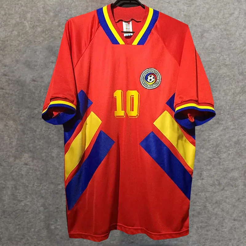 Romania soccer jersey Retro 1994 2000 vintage football shirt men