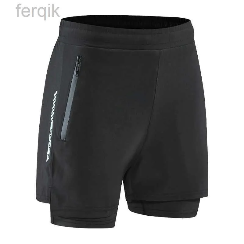 Men's Shorts Running Shorts Men 2 In 1 Quick Dry Marathon Sport Short Pants Double Layer Male Basketball Training Jogging Shorts d240426