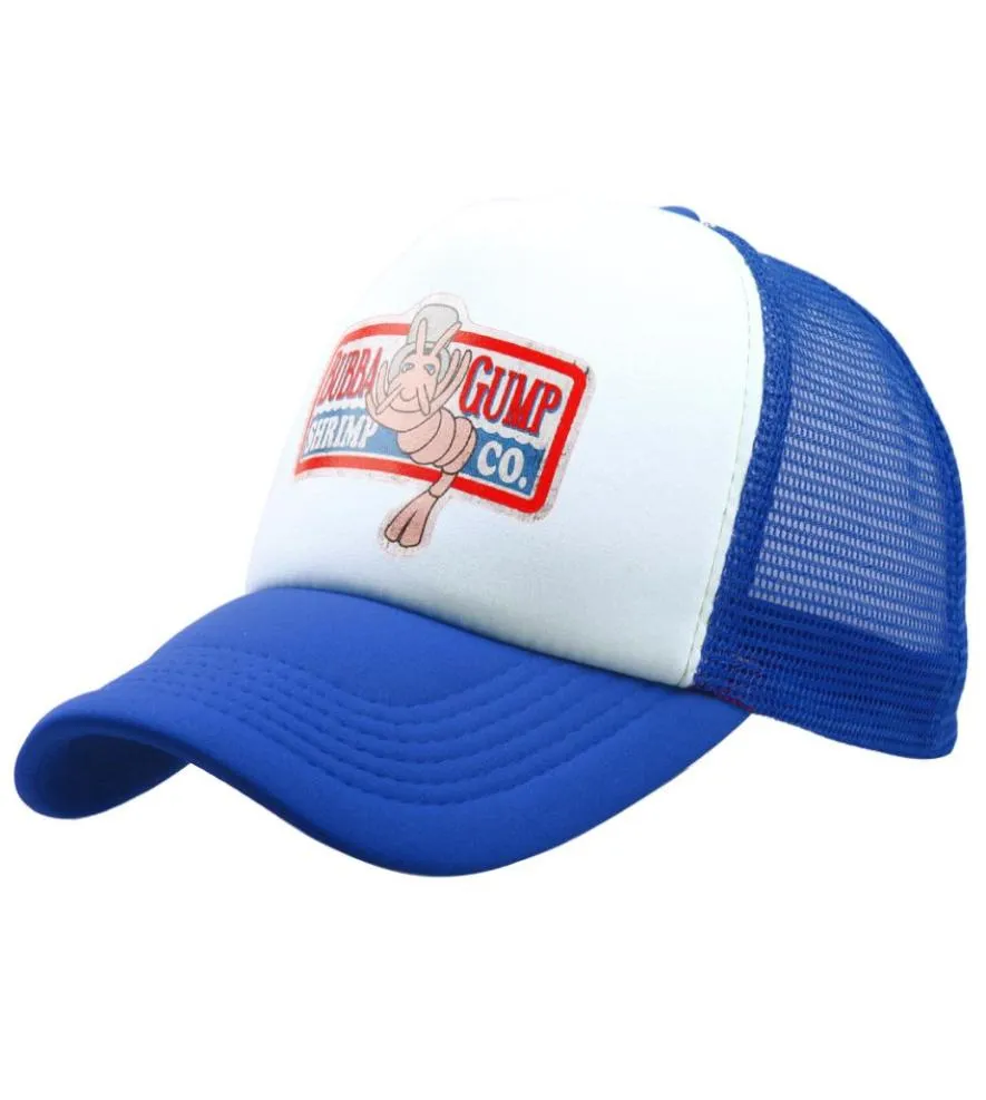 Cały 1994 Bubba Gump Cap Crimp Co Truck Baseball Cap Men Men Women Sport Summer Outdoor Snapback Hat Forrest Gump Hat Regulabl5513076
