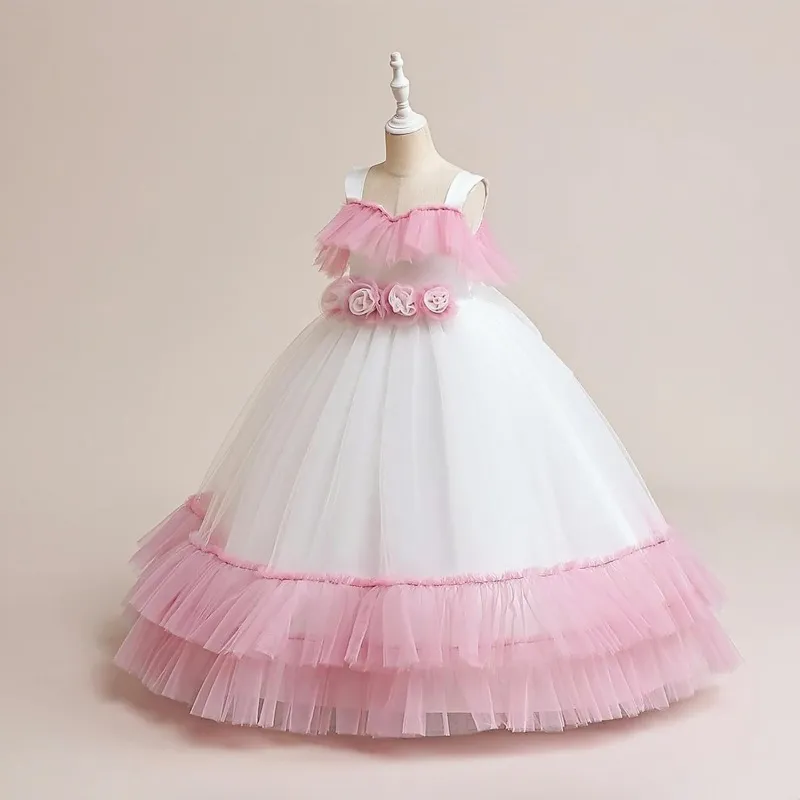 Flower Girl Dress,Dresses for Birthday Party and Wedding Occasion Princess Long Dresses