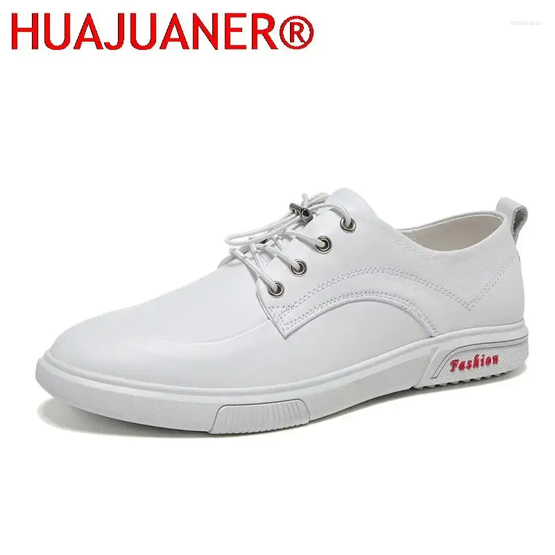 Casual Shoes Man Flat Genuine Leather Classic Mens Sneakers Outdoor Lace-up High Quality Italian Handmade Formal Oxfords Big Size 38-47