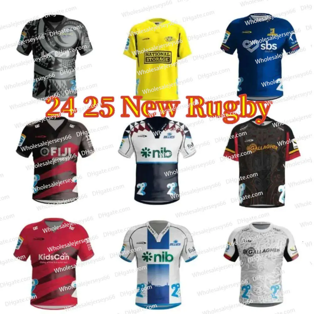 2025 Highlanders Nowe koszulki rugby 24 25 Crusaderses Home Away Away Alternate Hurricanes Heritage Chiefses Super Rozmiar S-5xl Męskie koszulka Rugby Jersey