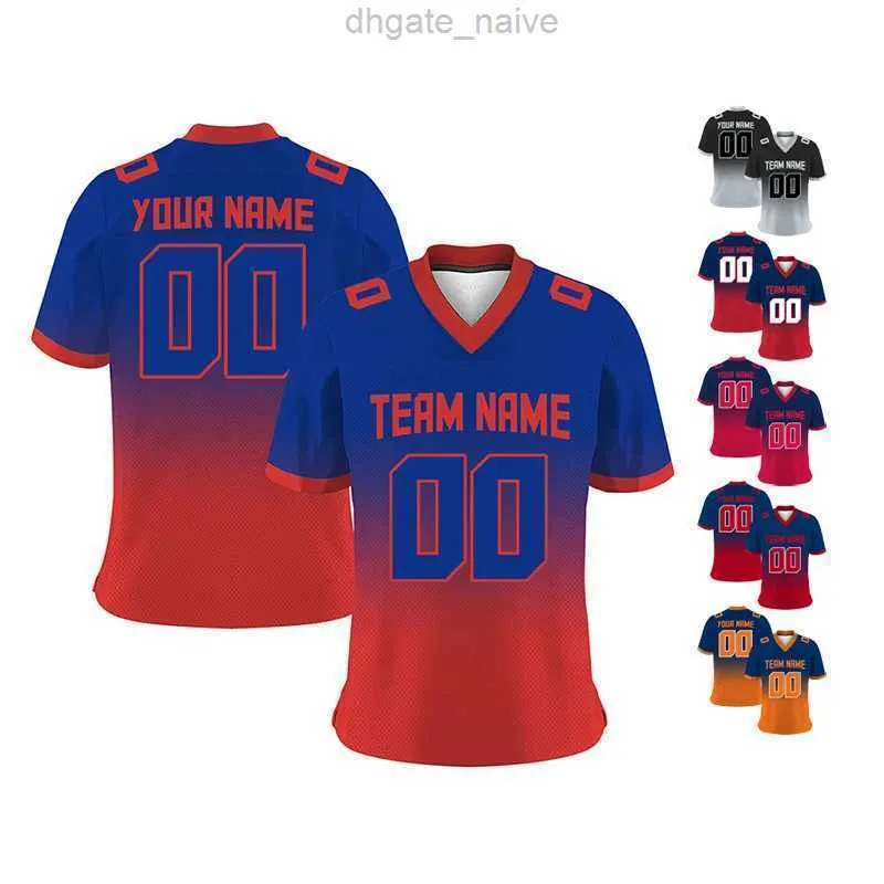 Rugby-Trikot 2022 2023 Männer American Football Mesh Shirt Super Custom Sublimation GAA Urban Team Soccer Sportwear Sports T-Shirt