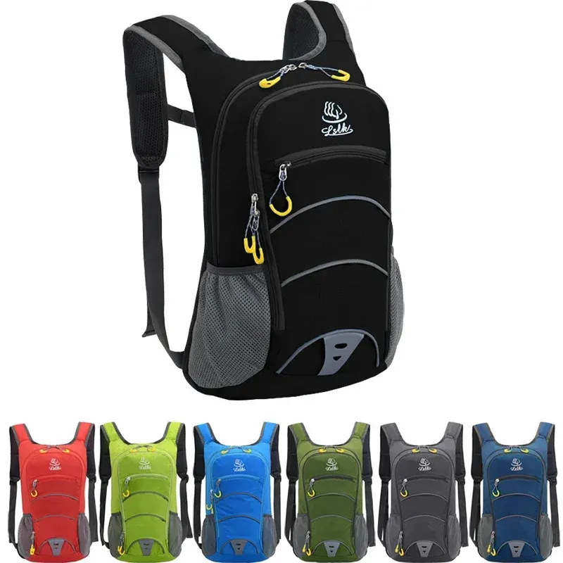 Buitensport Backpack Bike Cycling Pack wandelen Knapsack Camping Rucksack Waterdichte woon -werkverkeer Mountaineering klimtas 240425