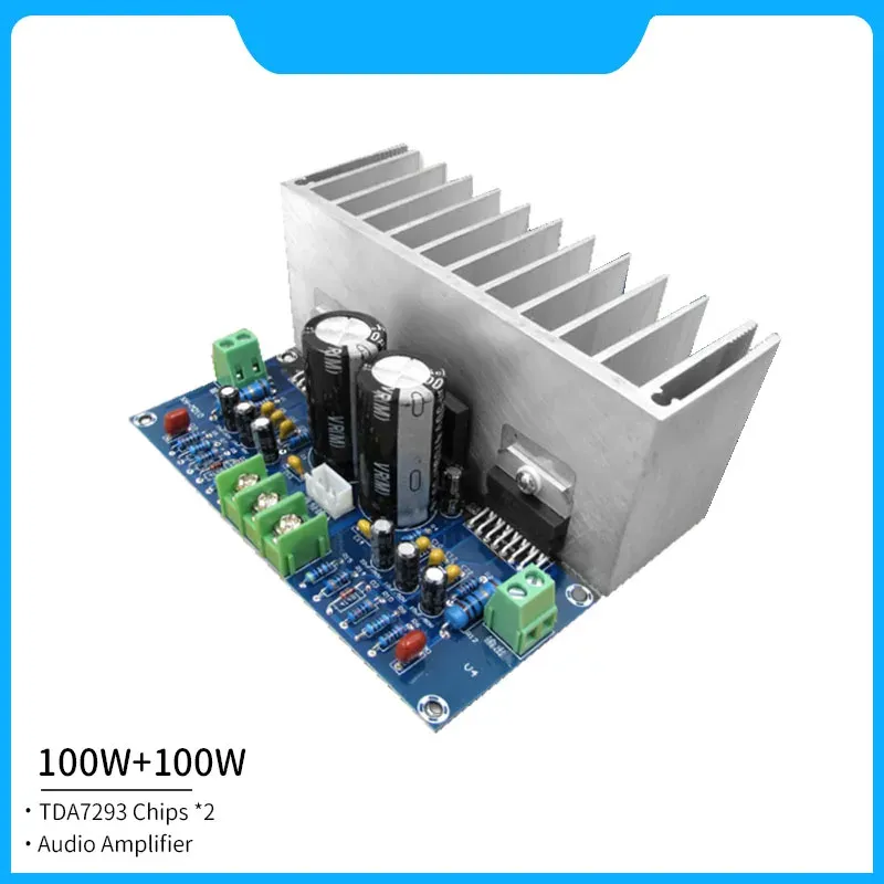 Amplifier 100W TDA7293 Audio Amplifier 2X100W 2.0 Channels High Power Amplifier Board ClassAB