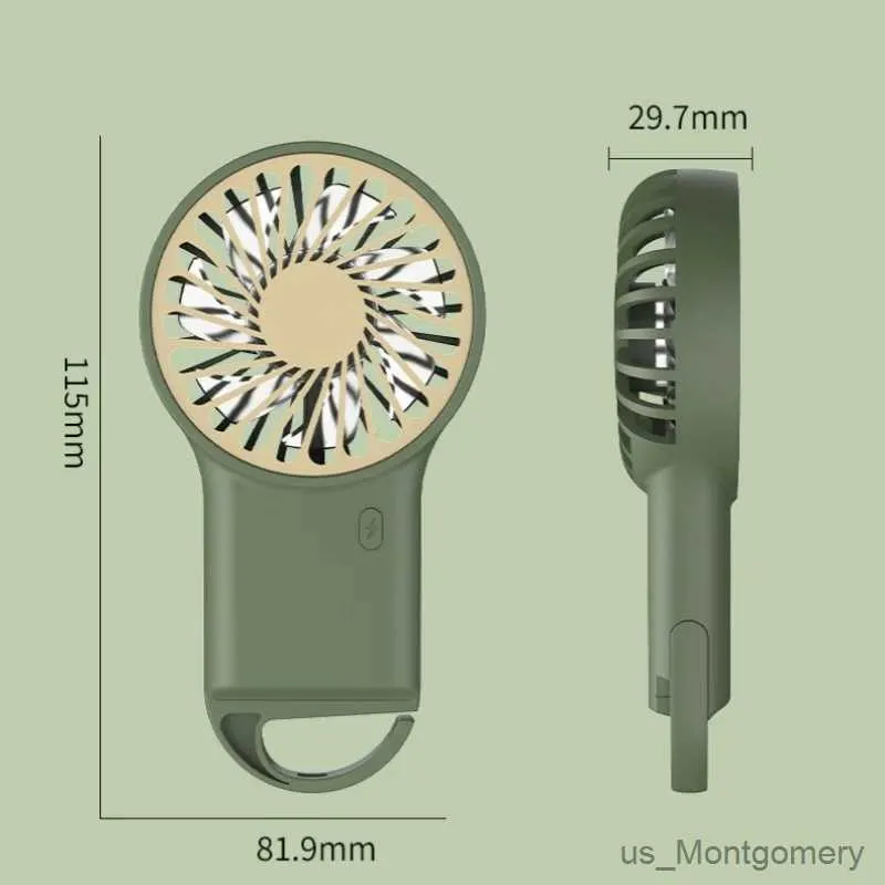 Wentylatory elektryczne ręczne wentylator USB mini wentylator przenośny ładowalny mini poręczny wentylator rozmiar kieszonkowy Niski hałas Mały wentylator elektryczny
