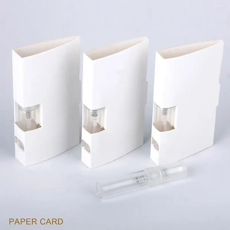 Storage Bottles Women Scented Easy To Sort Mini Sample Test Tube Bottle Dropper Perfume Paper Card Spray Package