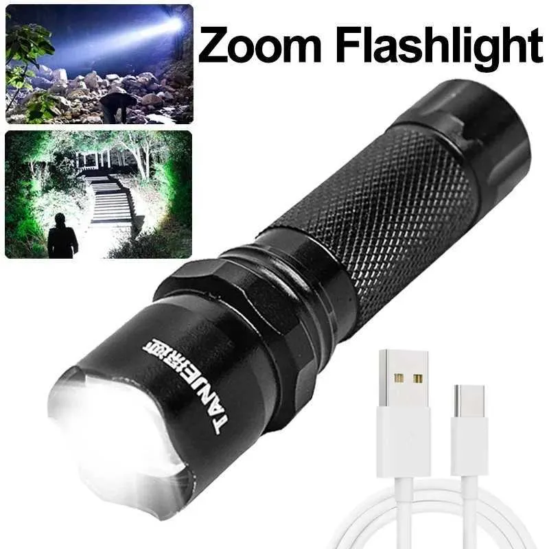 Ultra-Bright Portable LED best flashlight with Telescopic Zoom, 3 Modes ...
