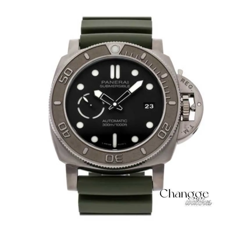 2024 UNissex Luxury Watch Classic Round Quartz Wristwatch Pererei Submergeble Mike Horn Edition Auto Titanium Men Strap Watch Pam 984 WL Hvom