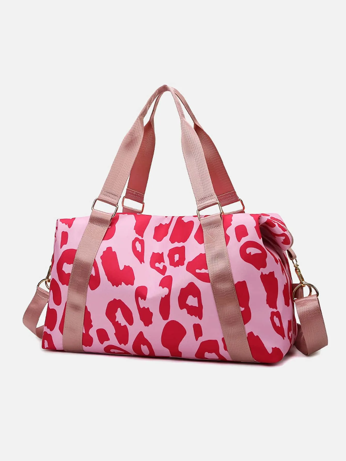 Save Big on Bulk Leopard Print Tote Handbags Leopard Print Canvas Tote Bag  Stylish Animal Print Training Bag, Versatile Travel Duffle, Lightweight