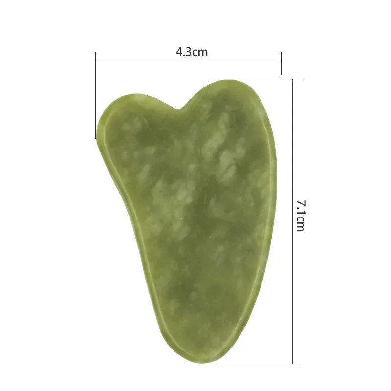 Guasha Stone Natural Jade Face Massage Gua Sha Massager Tool Massage Jade Roller مجموعة Visage Rouleau de Massage Rouleau Visage