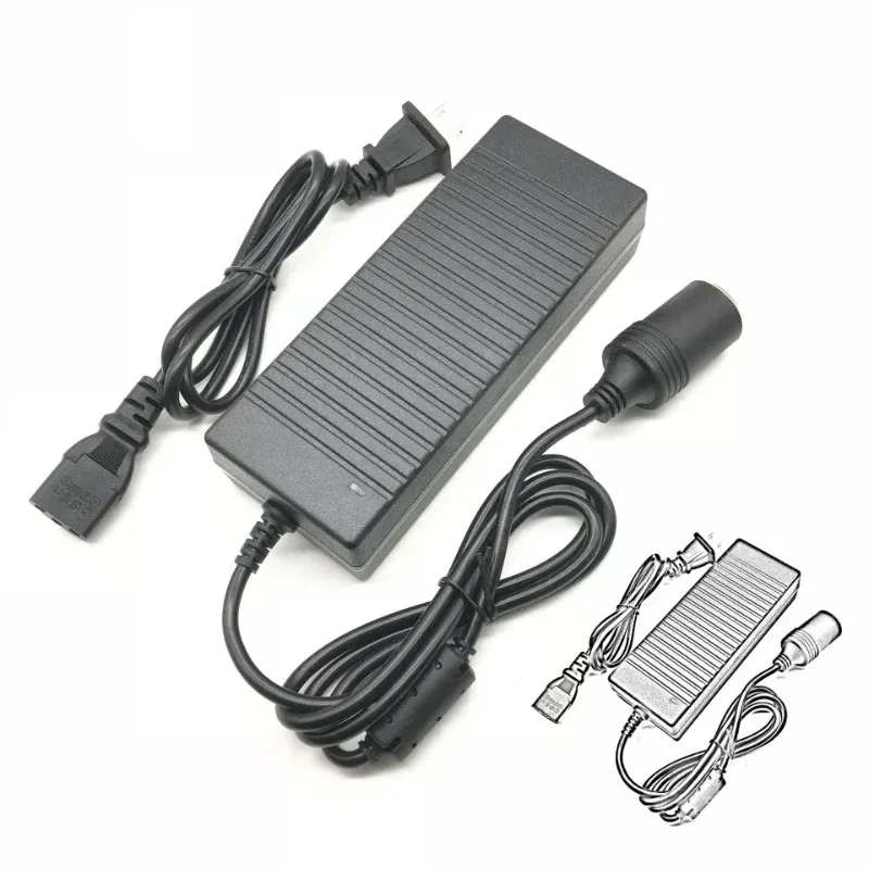 12v10a Power Adapter 220V To 12v120w Cigarette Lighter Vehicle Power Converter Air Pump Power Supply