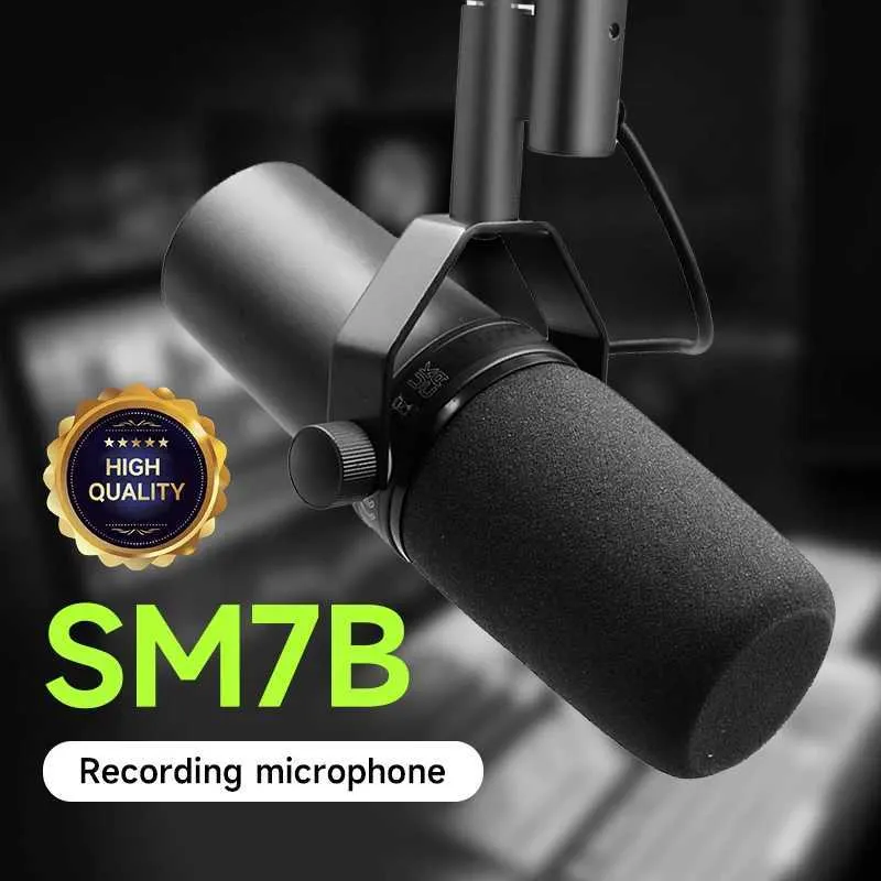 Professional Studio Microphone Set: Dynamic Cardioid Mic for Podcast ...