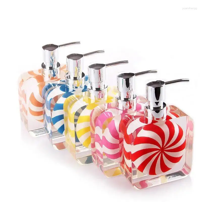 Dispensateur de savon liquide Creative Resin Shampooing Lotion Bottle Portable salle de bains à la salle