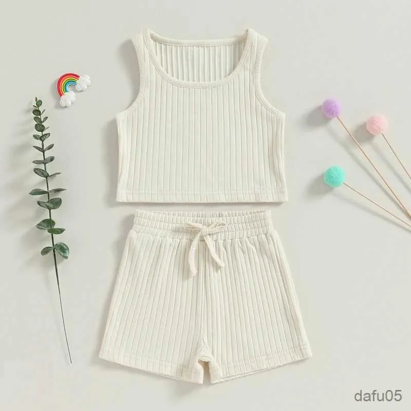 Kledingsets zomer baby peuter kinderkleding jongens pasgeboren kostuum solide tops+shorts set sportkleding outfits kinderkleding kleding