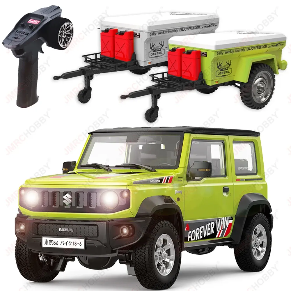 Cars Hg453 Pro lizenzierte Suzuki Jimny 1/16 Skala 2.4gremote Steuerauto Simulationsleuchte Rauch Systerm Proportional RC Crawler