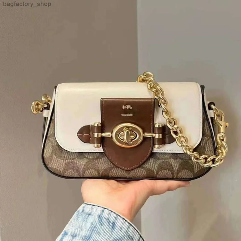 Luxury merk handtassen ontwerper Damestassen Nieuwe damestas Brie onderarm CM064 enkele schouder Crossbody Lock Buckle Pig Pig Nose Handheld Chain