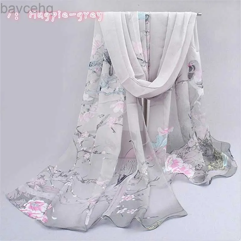 Shawls Chiffon Scarves Women Summer Multiple Styles Scarf Thin Shawls And Wraps Foulard Hijab Stoles d240426