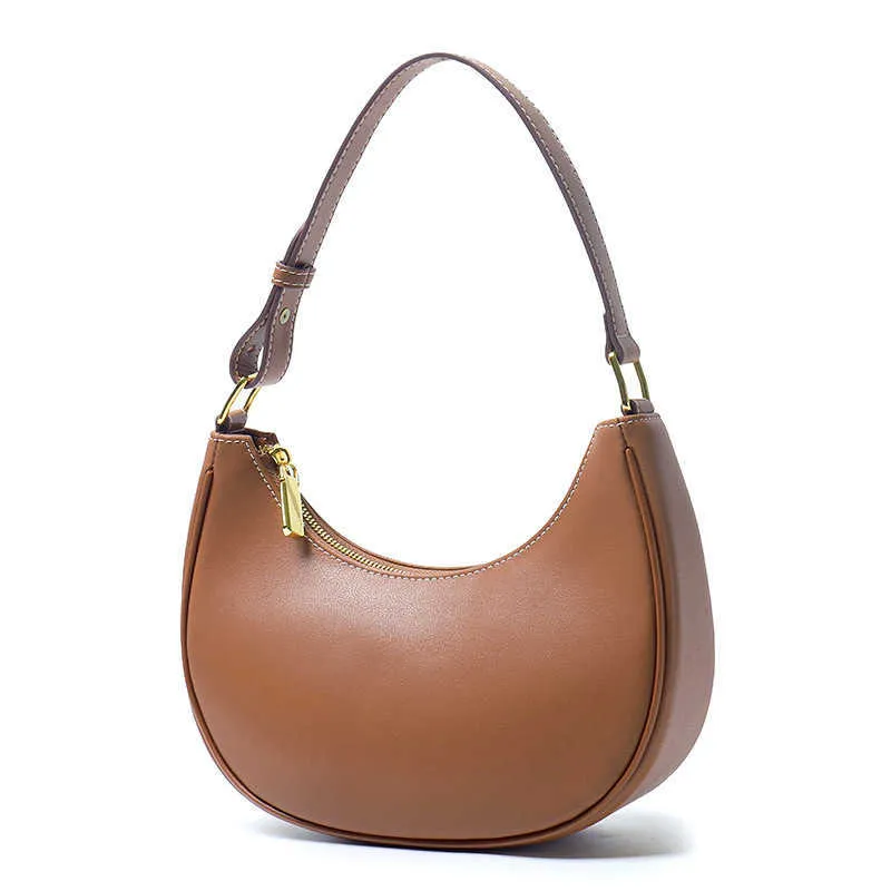 New Style Designer Leather amazon ladies shoulder bags for Women High End Underarm Handbag with Cowhide Finish Middle Old Flower Design Original 1 1 with Real Logo and Box