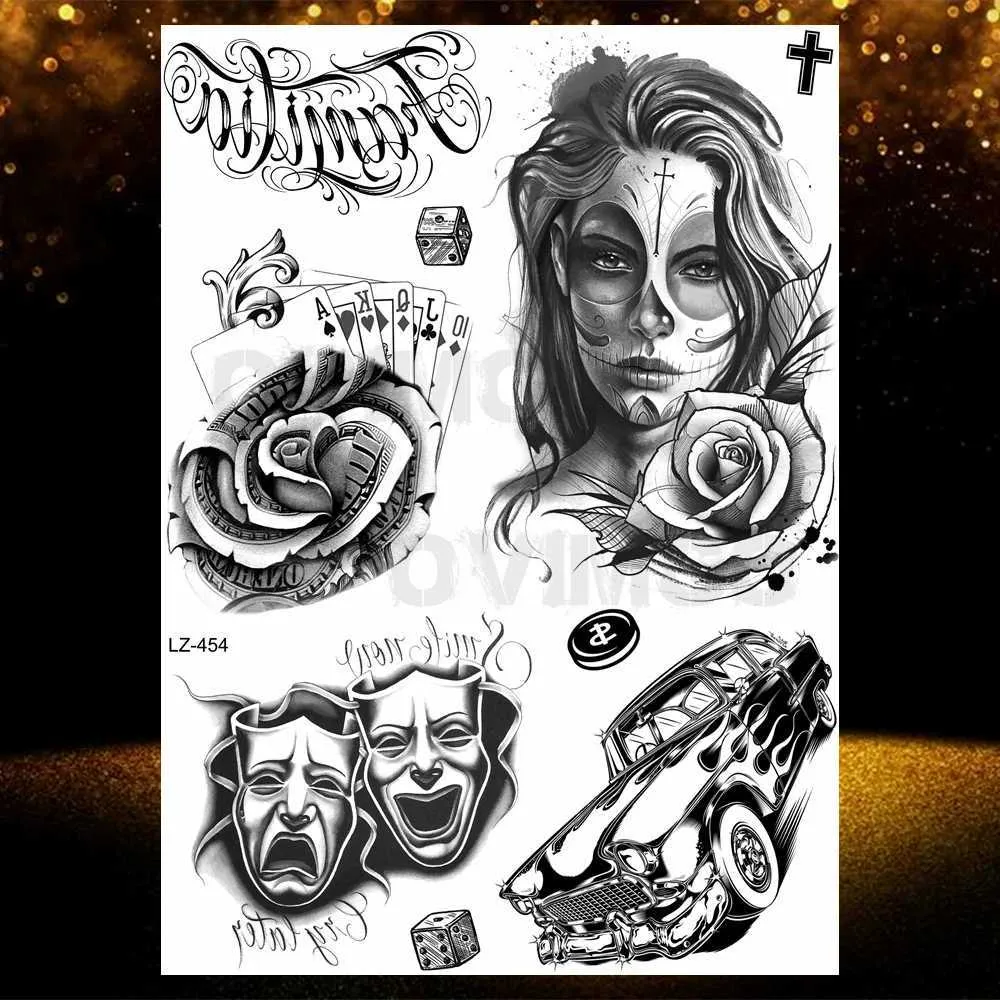 Tattoo Transfer Chicano Bandit Mexico Temporary Tattoos Waterproof Stickers  for Men and Women from Dhgate Tattoo Transfer - price 1.27, image size:1000x1000