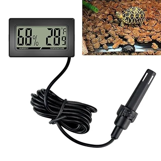 Hygrometer LCD Thermometer Measuring Monitor Reptile Digital - Foto 9