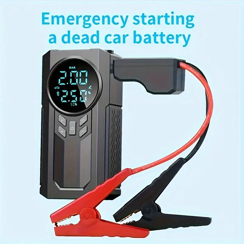 8400 mAh Portable d'urgence Car Starter: voiture Uralth Start Pump Pump Pumple Porte de batterie Portable Éclairage d'éclair