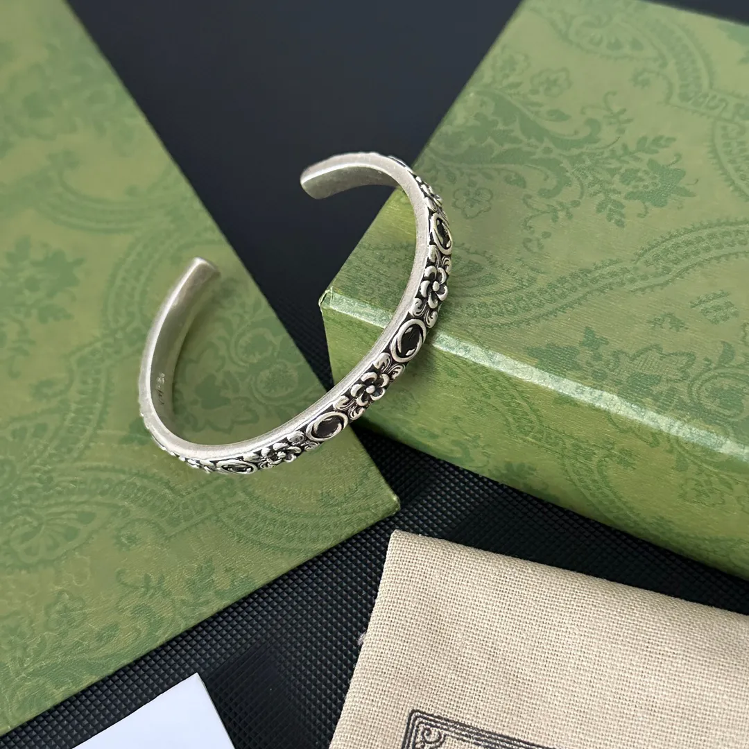 Designer armband Bracelet Vintage Bracelet Luxury Bracelet Fashion Letter Sieraden Geplateerd 18K goud koperen polsband manchet mode -accessoires