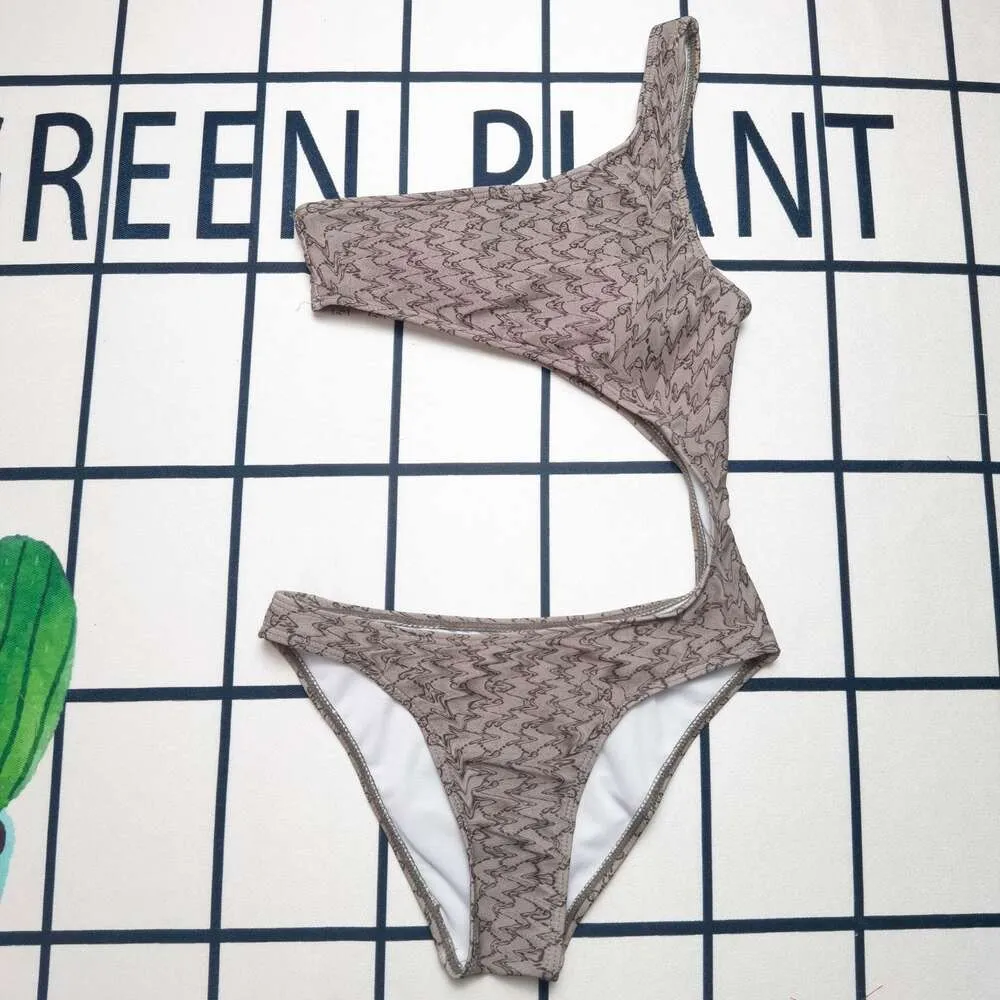 Bikinis de grife sexy de maiô de banho de casta