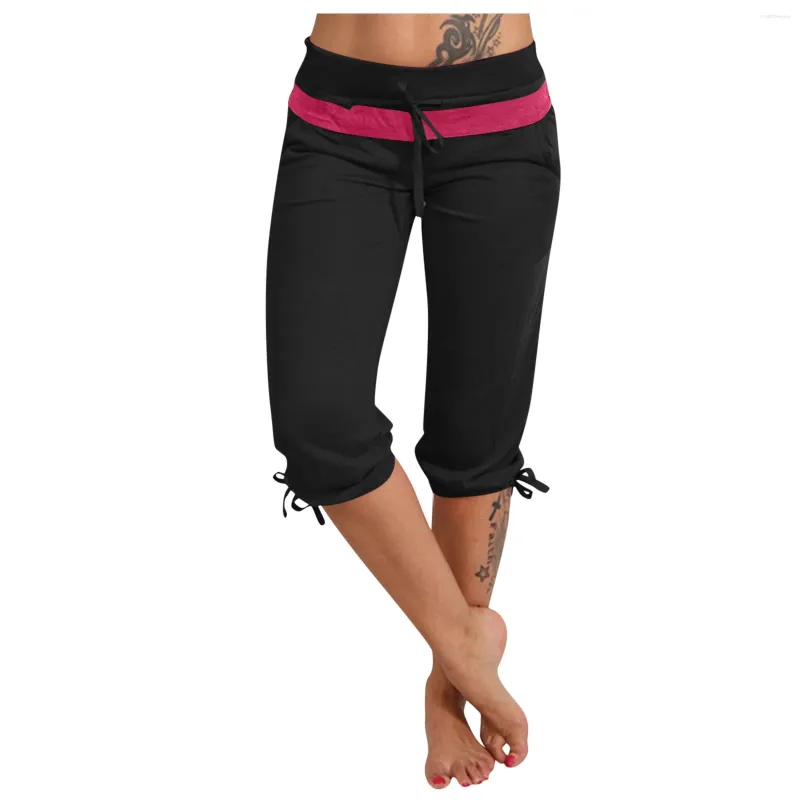 Kadın Tayt Yazları Kadın Moda Kısa Pantolon Sıradan Chino Leggins Solid Pantser Fitness Sports Pantolon Pantalon Pour Femme