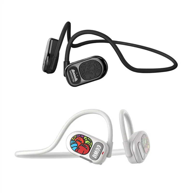 Hörlurar DMOOSTER D10 Luftledningen Sport Ear Hook BT 5.3 Ultra Light Weight DNC ​​Noise Reduction Wireless Bluetooth Earpon Max Output