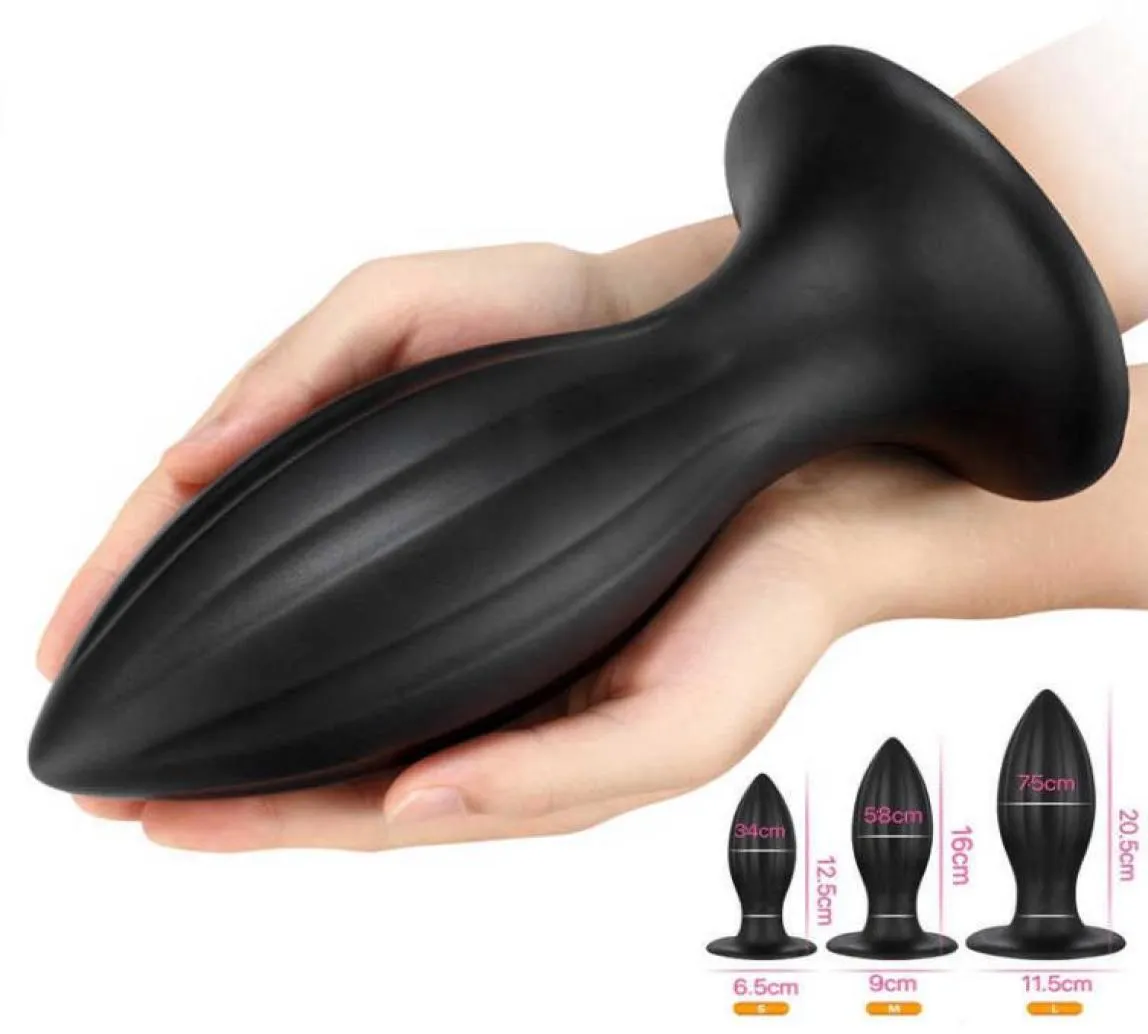 Große Anal Sex Toys Super riesige Größe Butt Plugs Prostata -Massage für Männer weibliche Anus -Expansion Stimulator Analperlen Buttught 210724225019