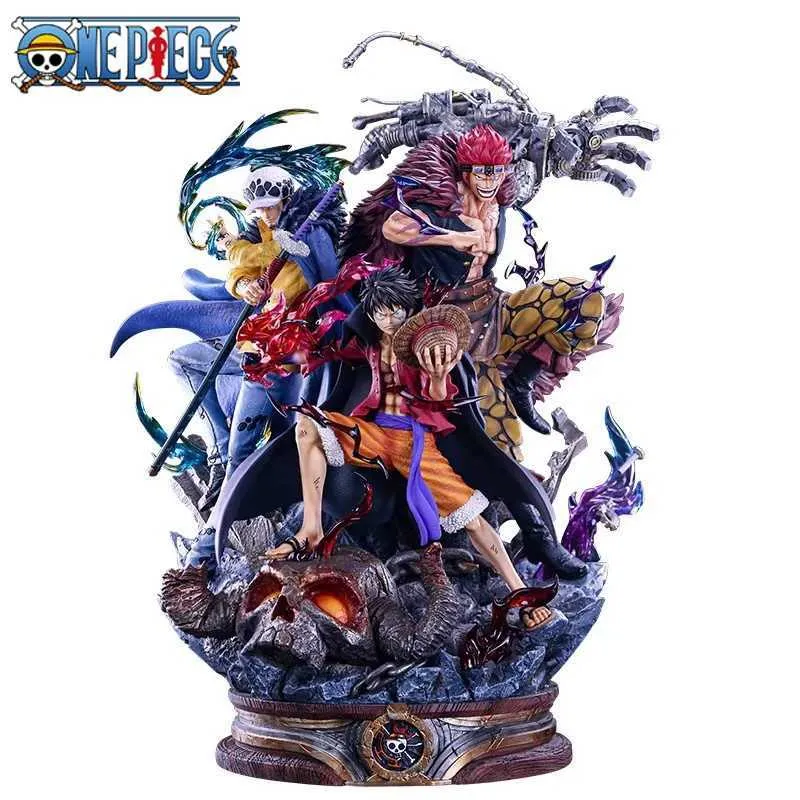 Action Toy Figures Luffy Trade 3 Captain One Piece Action Figurine Collection Ornament PVC Model Toy GiftL2403