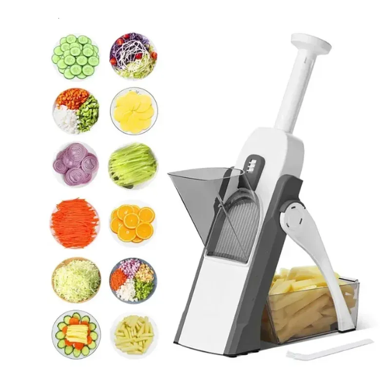 Multi Vegetable Chopper Potato Slicer Food Veggie Cutter Carrot Grater French Fries Onion Shredders Cheese Graters Kitchen Tool 240420