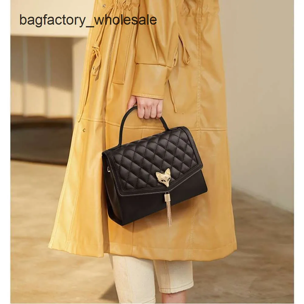 Bästsäljande axelväska 85% Factory Wholesale and Retail Golden Fox Bag For Middle Womens Crossbody Ny äkta läder stor kapacitet Högkvalitet Handhållen väska