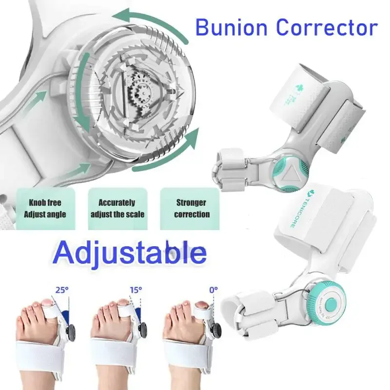 Traitement Correcteur Bunion Araflue Big Toe Swerdener Correcteur Bouton réglable Hallux Valgus Toe Correction orthopédique Pédicure Pied Car