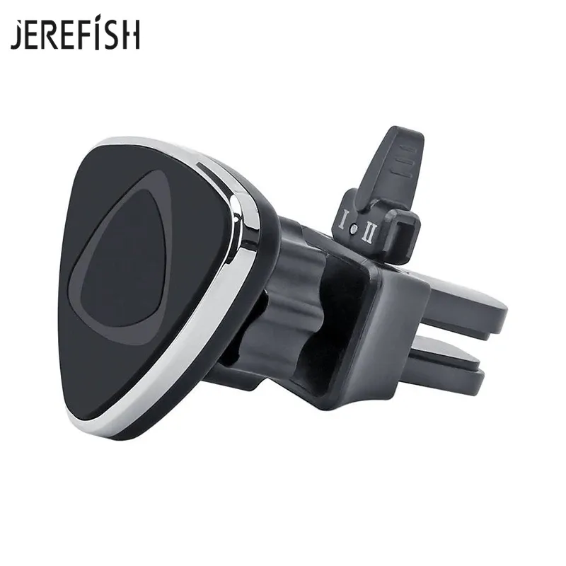 Drives JereFish Car Phone Holder Magnetic Air Vent Mount Mobile Smartphone Stand Magnet Support Cell Mobiltelefon Telefon Tablett GPS