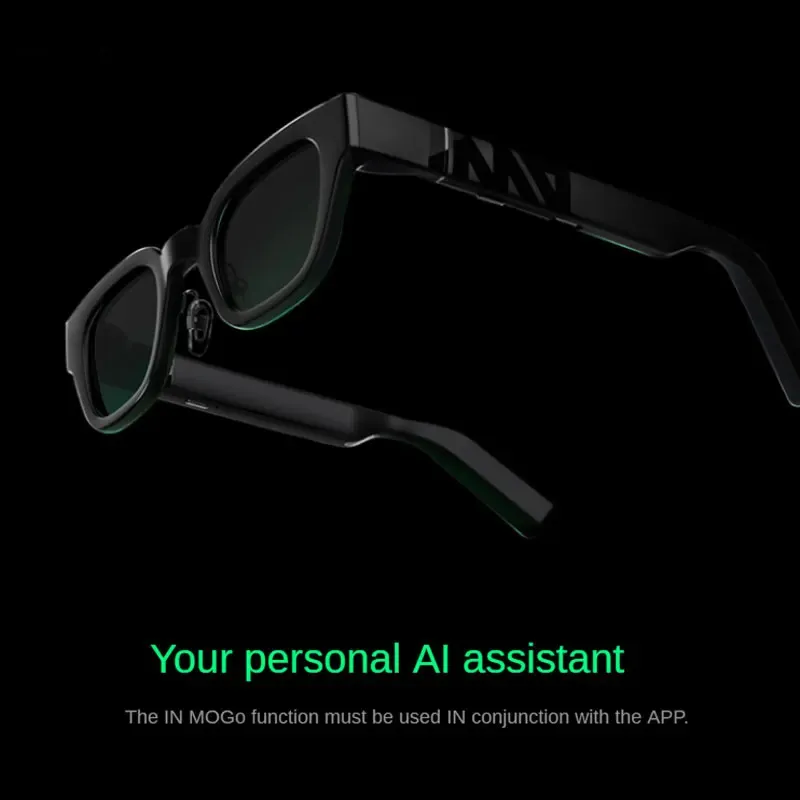 Lunettes AR Intelligentes INMO GO 2 - Sous-titres, Traduction, Navigation IA, Sans Fil