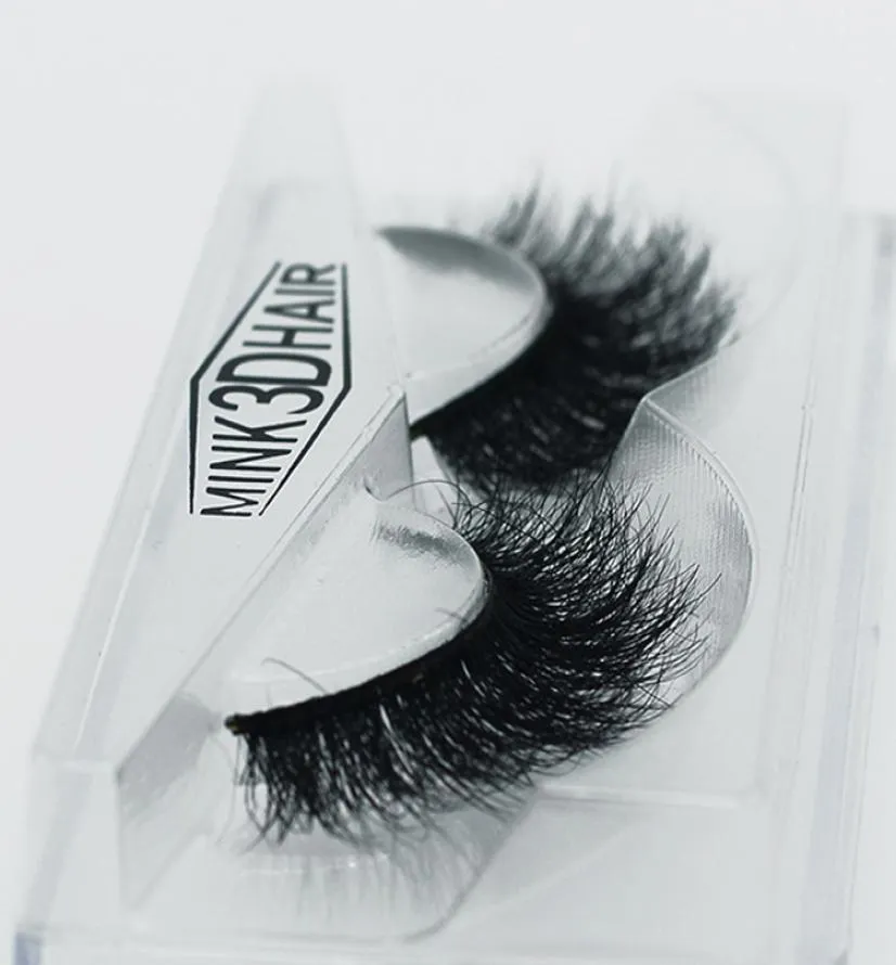 3D Mink Lashes hele 100 echte handgemaakte kruisende wimpers individuele strip dikke wimpers 4 stijlen 9348151