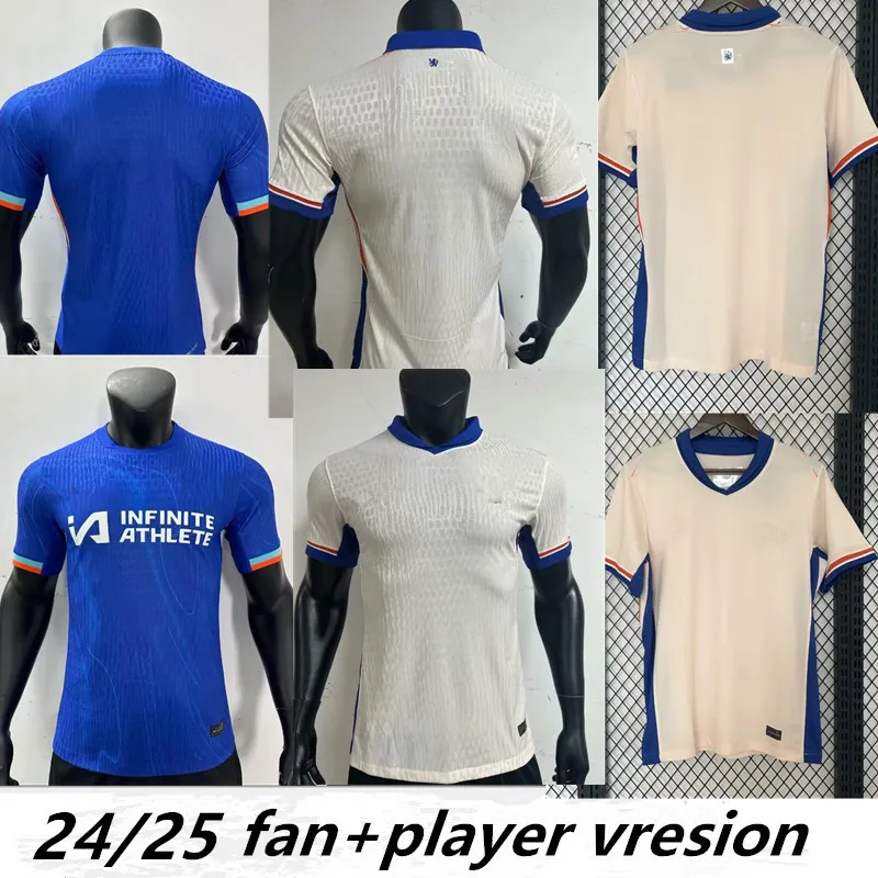 24 25 Enzo Nkunku N.Jackson Soccer Jersey CFC 2025 2024 Kits Kit Home Away Third Plus Palmer Football Shirt Versión del jugador Sterling Palmer Gallagher