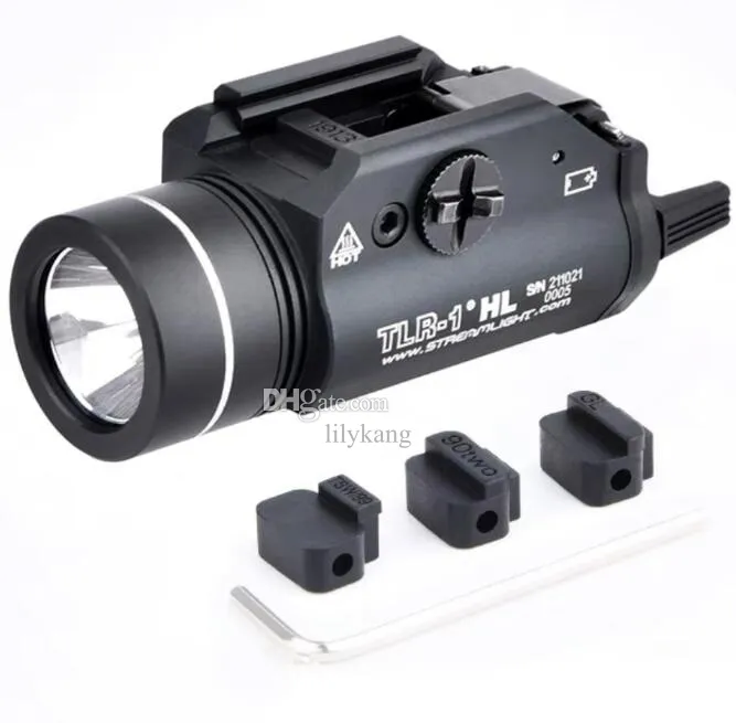 Flusso tattico leggero ultra luce tlr-1 luce lanterna torcia flash lumorfullone 1000 lumens LED LIGHT TR1