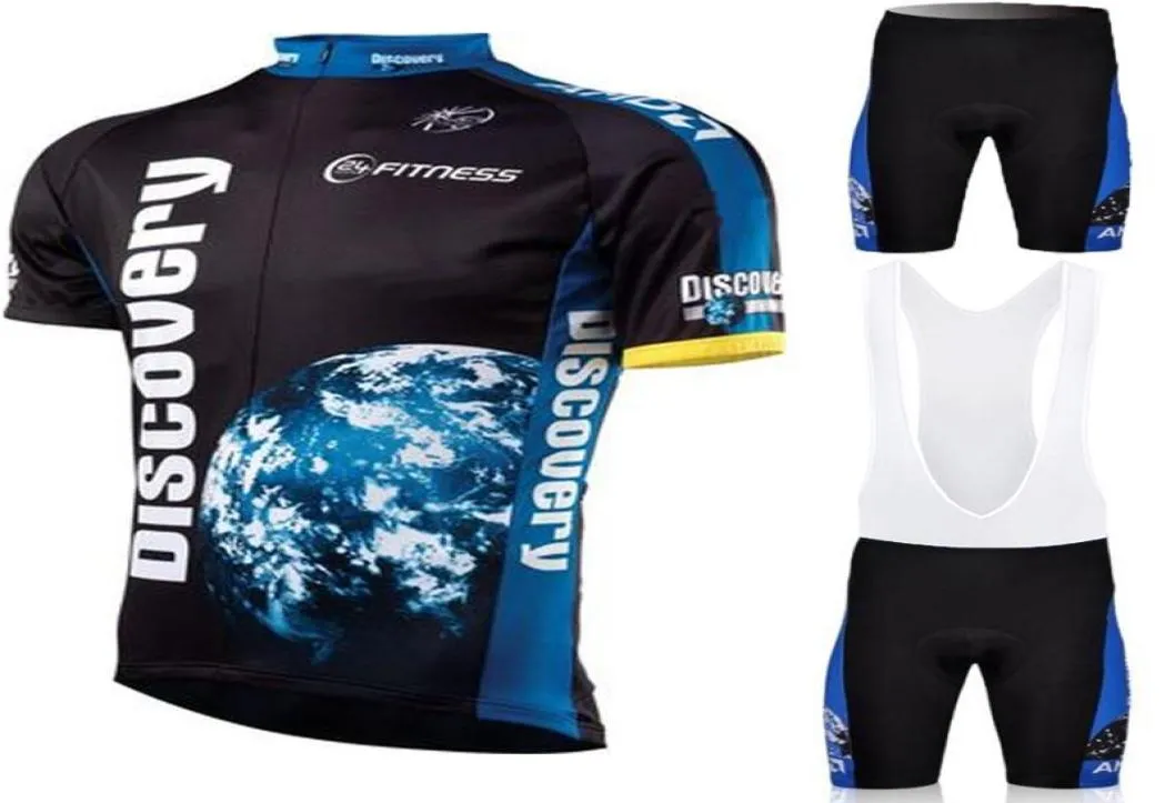 Racing Sets 2021 DISCOVERY Cycling Jersey Set Summer Clothing Men039s Road Bike Shirt Suit Bicycle Bib Shorts MTB Wear Maillot 2567156