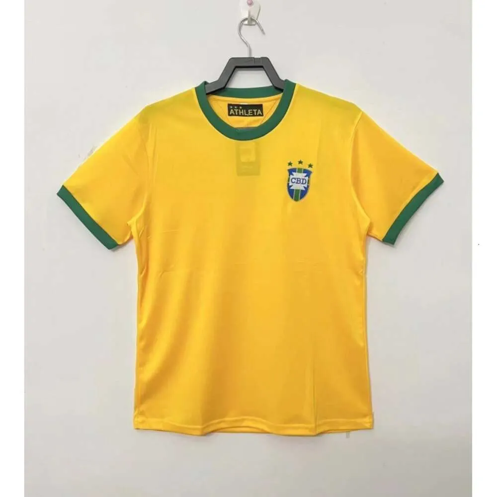 Koszulki piłkarskie dresy męskie 1970 Brazylia x Jersey Jersey King Bei L10 Jersey Football Jersey