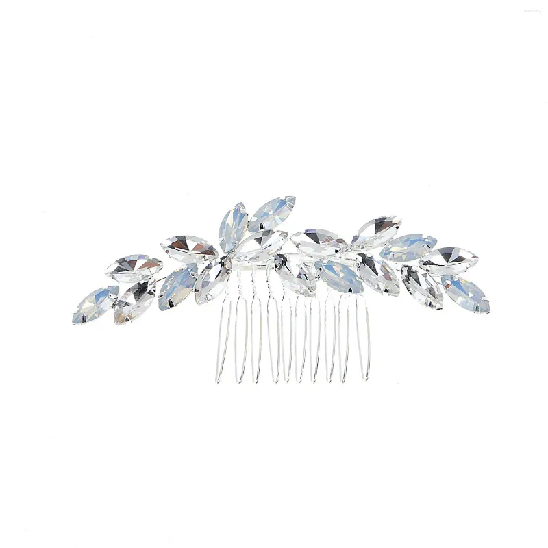 Hair Clips Wedding Comb Woman Decor Smooth Teeth Luxurious Glittering Headdress For Banquet Dresses Skirts