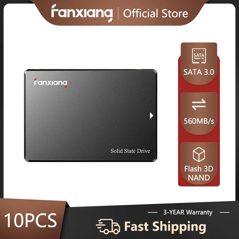 Drives Fanxiang Wholesale 10pcs 2.5 Ssd 120gb 240gb 128gb 256g 480g Internal Hard Disk Solid State Drive for Desktop Laptop Computer