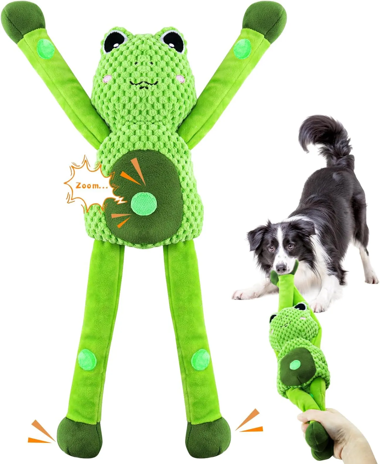 Pup Pouch Funny Parody Dog Toy | Plush Squeaky & Durable | Interactive Chew Toy For Small, Medium & Large Dogs | Upgraded Tough Fabric | Puppy Gift