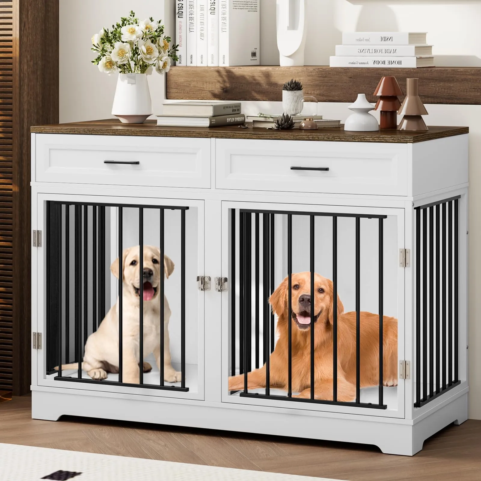 Beautiful view of Versatile Dog Crate With View Door